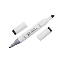 Mont Marte Art Marker Διπλής Μύτης GY8 Black (120 Black)